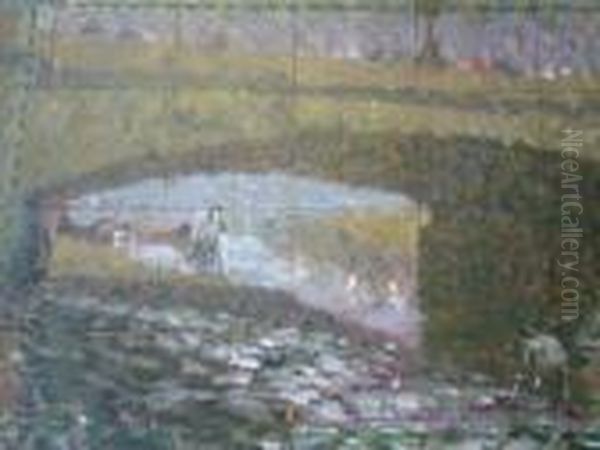 Rowing On The Thames Oil Painting by Walter Richard Sickert