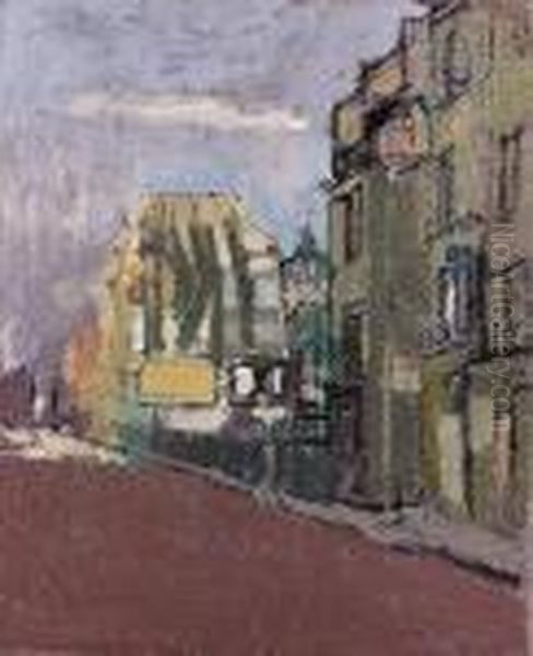 Street Scene In Paris Oil Painting by Walter Richard Sickert