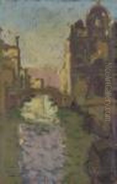 Rio Dei Mendicant, Venice Oil Painting by Walter Richard Sickert