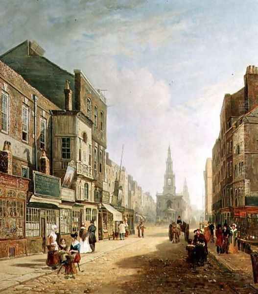 The Strand, 1824 Oil Painting by Colet Robert Stanley