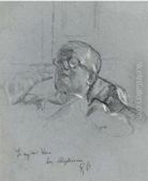 Portrait Of Sir Hugh Walpole Oil Painting by Walter Richard Sickert