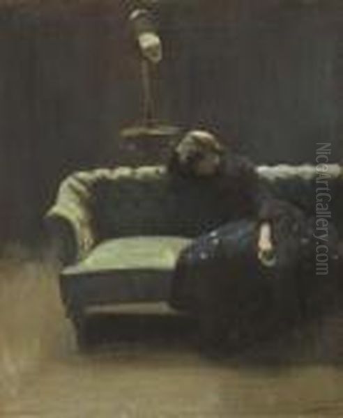 The Acting Manager Or Rehearsal: The End Of The Act Oil Painting by Walter Richard Sickert