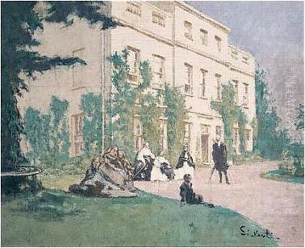 The Rectory Oil Painting by Walter Richard Sickert