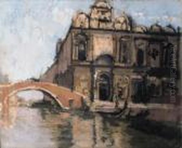 San Zanipolo, Venice Oil Painting by Walter Richard Sickert