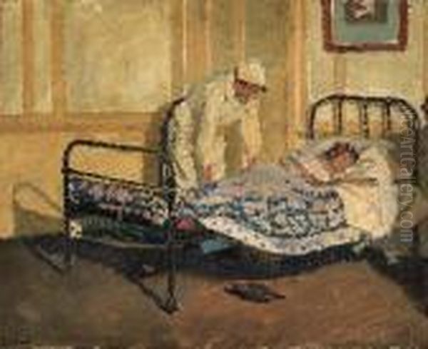 The Nurse Oil Painting by Walter Richard Sickert