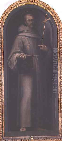 St. Francis Oil Painting by Giovanni Antonio Sogliani