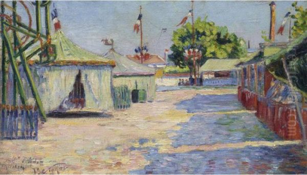 La Fete D'asnieres Oil Painting by Paul Signac