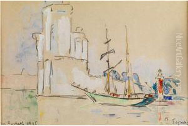 La Rochelle Oil Painting by Paul Signac