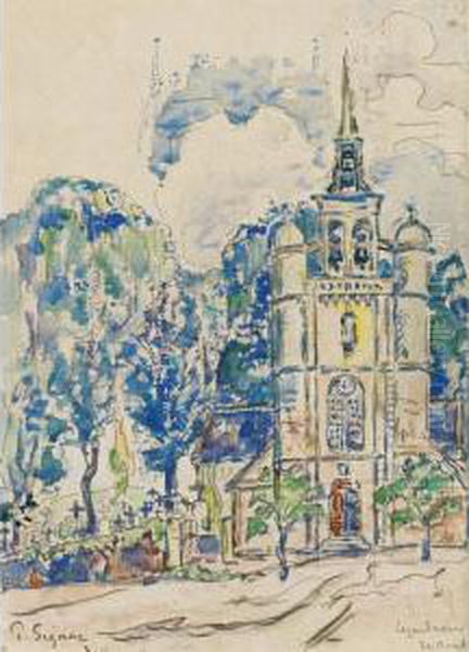 Lezardieux Oil Painting by Paul Signac