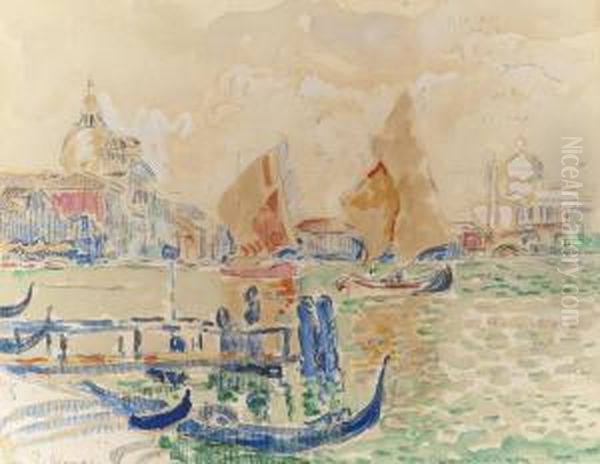 Venise Oil Painting by Paul Signac