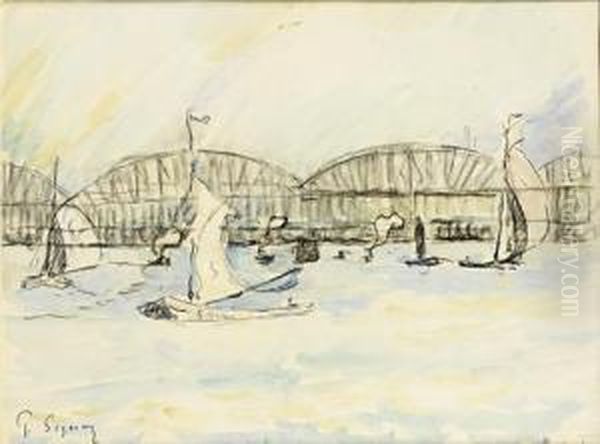 Rotterdam Oil Painting by Paul Signac