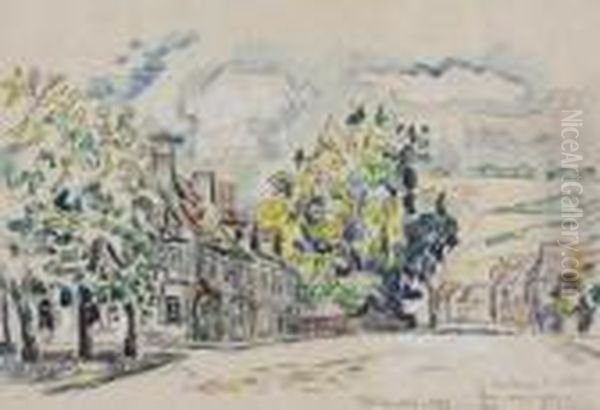 Le Petit Andely Oil Painting by Paul Signac