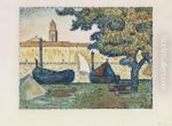 Saint Tropez Ii Oil Painting by Paul Signac