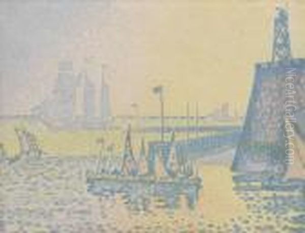 Le Soir Oil Painting by Paul Signac