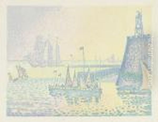 Le Soir Oil Painting by Paul Signac