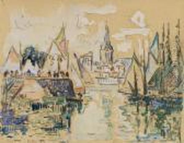 Les Sables D'olonne Oil Painting by Paul Signac