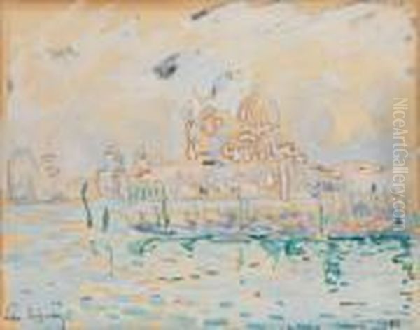 Venise (la Salute) Oil Painting by Paul Signac