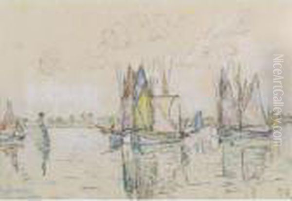 Port De Concarneau Oil Painting by Paul Signac