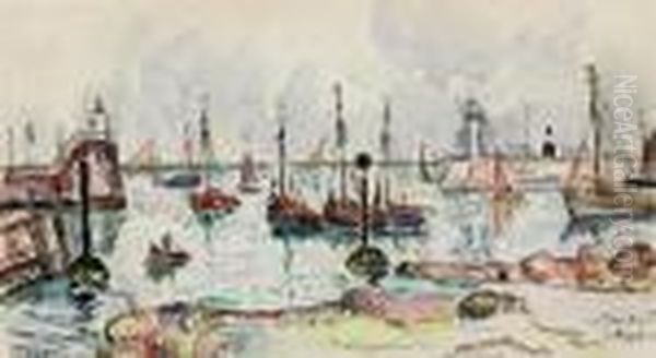 La Turballe Oil Painting by Paul Signac