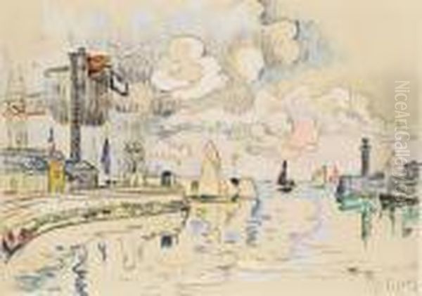 Granville Oil Painting by Paul Signac