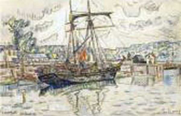 Paimpol Oil Painting by Paul Signac