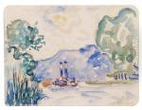 Sannois Oil Painting by Paul Signac