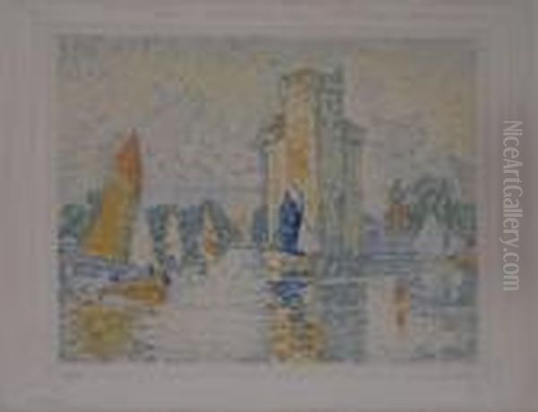 La Rochelle Oil Painting by Paul Signac