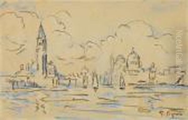 Venise Oil Painting by Paul Signac