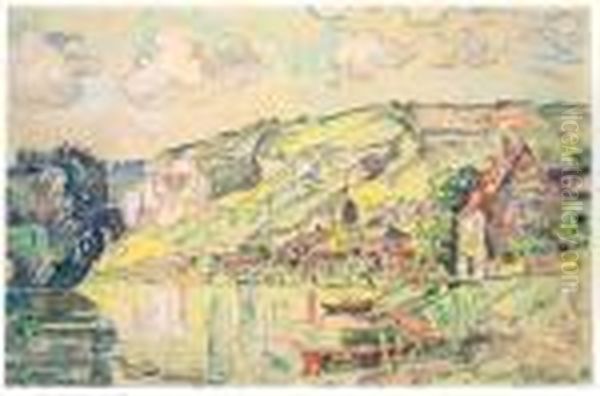 Les Andelys Oil Painting by Paul Signac