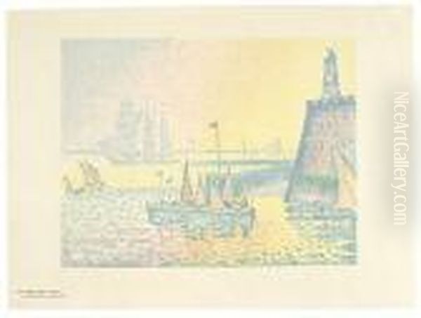 Le Soir. Oil Painting by Paul Signac