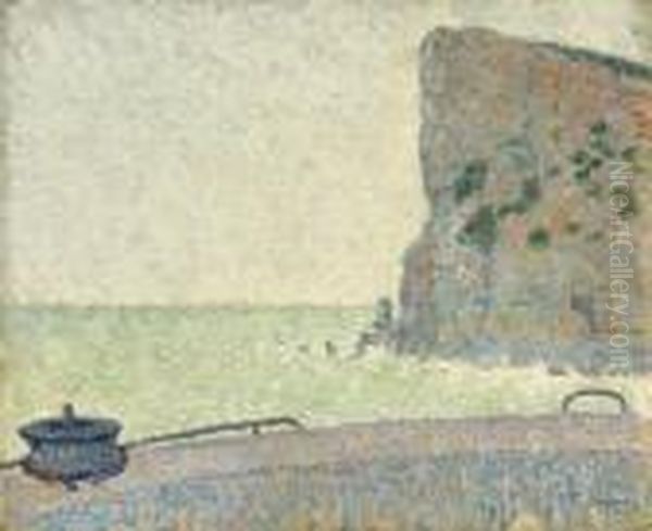 Fecamp, Temps Gris Oil Painting by Paul Signac