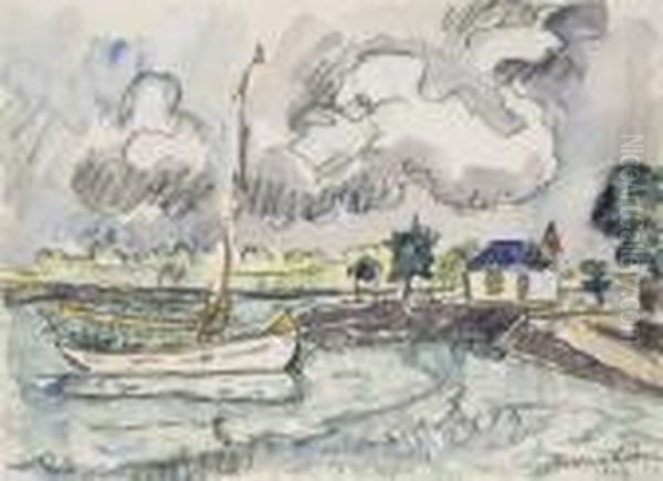 Benodet Oil Painting by Paul Signac