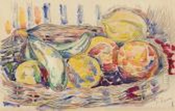 Nature Morte Oil Painting by Paul Signac