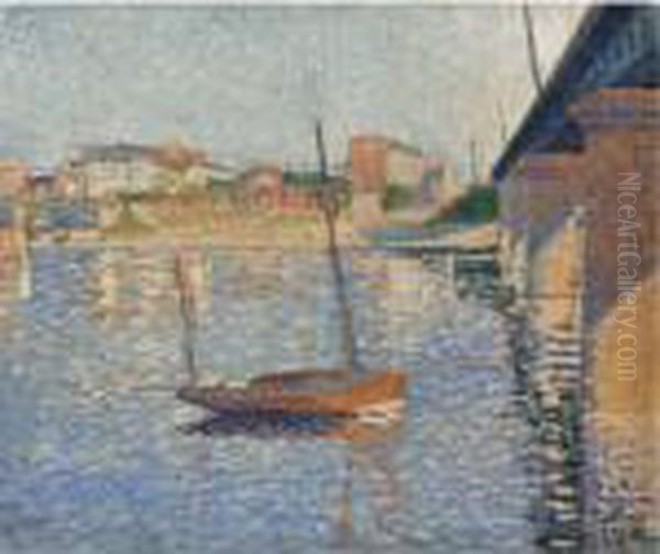 Clipper (opus 155) Oil Painting by Paul Signac