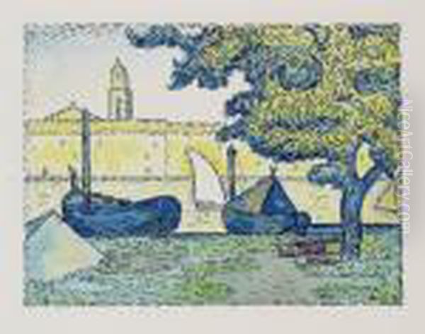 Saint-tropez Ii Oil Painting by Paul Signac