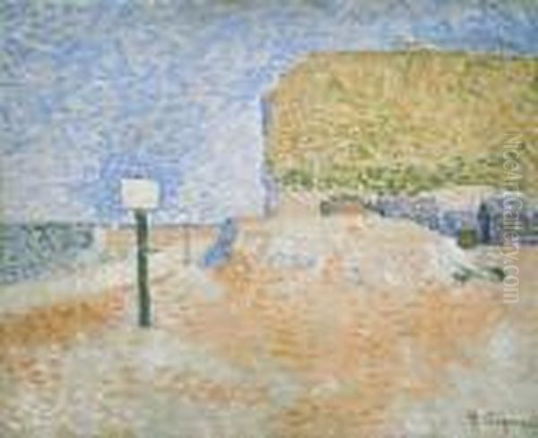 Fecamp. Soleil Oil Painting by Paul Signac