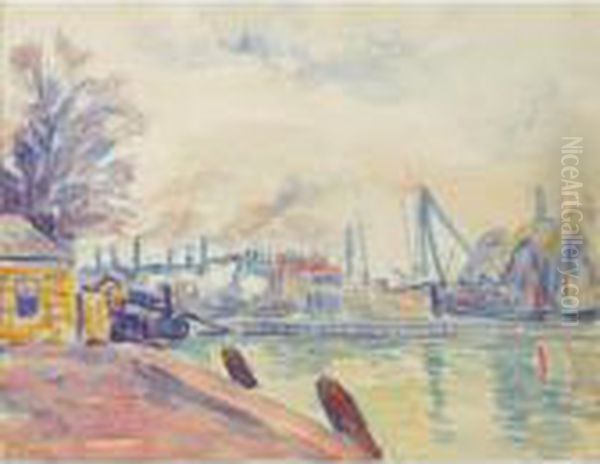 Le Port De Flessingue Oil Painting by Paul Signac