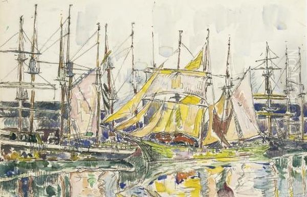 Saint-malo Oil Painting by Paul Signac