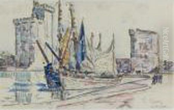 La Rochelle Oil Painting by Paul Signac