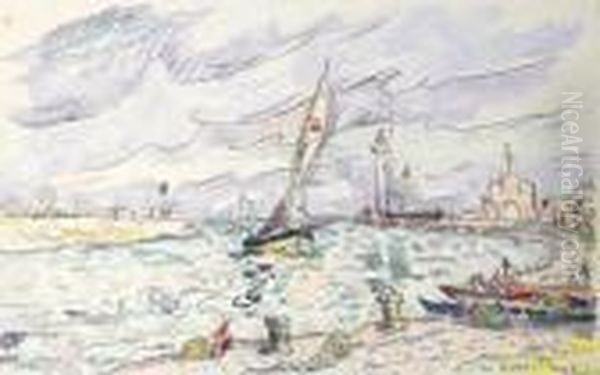 Ciboure, Saint-jean-de-luz Oil Painting by Paul Signac