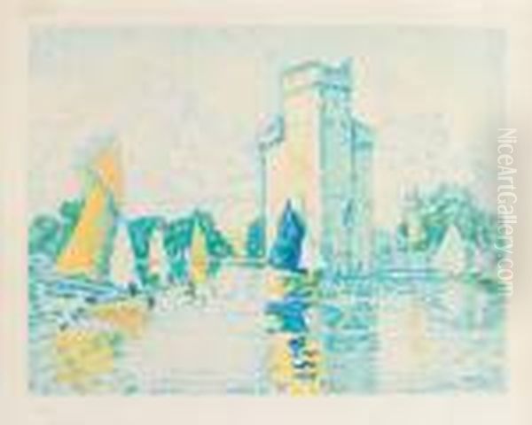 La Rochelle Oil Painting by Paul Signac