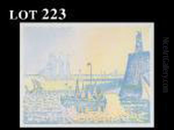 Le Soir Oil Painting by Paul Signac