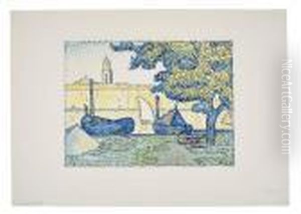 Untitled Oil Painting by Paul Signac