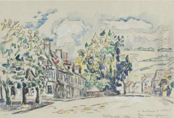 Le Petit Andelys Oil Painting by Paul Signac