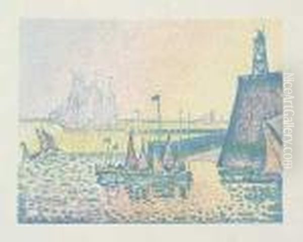 Le Soir Oil Painting by Paul Signac