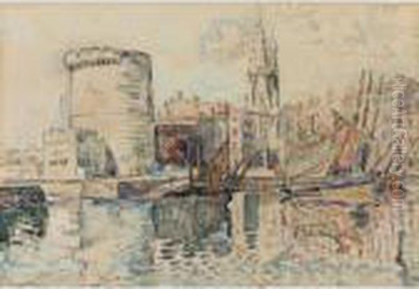 La Rochelle Oil Painting by Paul Signac