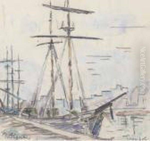 Le Havre, Paimbol Oil Painting by Paul Signac