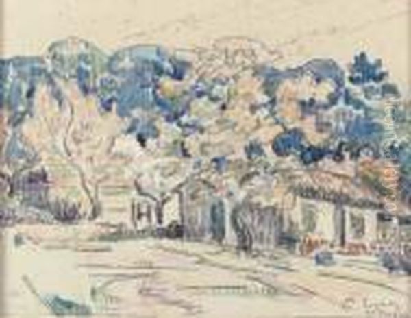 Saint-tropez Oil Painting by Paul Signac