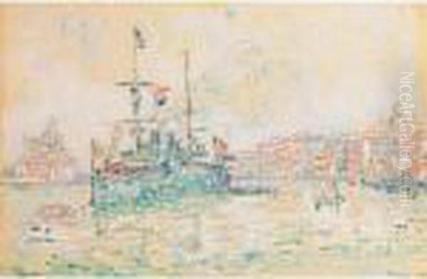 Venise Oil Painting by Paul Signac