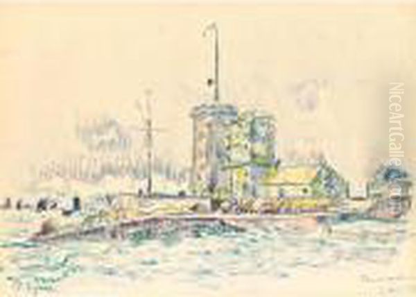 Penmarche Oil Painting by Paul Signac